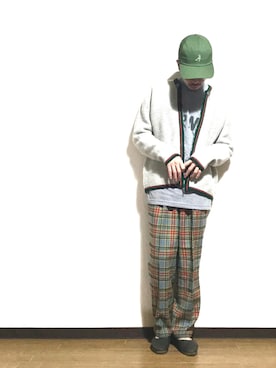 「SECCHIARI MICHELE（セッキアーリミケーレ）のアイテム（サンダル）」を使った、かいとさん（メンズ・165cm）の春コーディネート