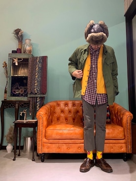 かいとさん（メンズ・165cm）の冬コーディネート