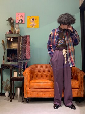 「アイテム（スリッポン）」を使った、かいとさん（メンズ・165cm・20代）の冬コーディネート