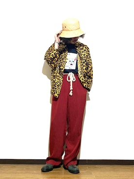 「Tシャツ」｜「アイテム（トップス、ゴールド系）」を使った、かいとさん（メンズ・165cm）の夏コーディネート
