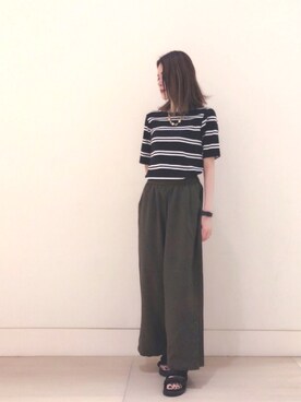 yuki_abeさん（レディース・161cm）の夏コーディネート