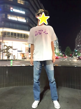 「Back Channel（バックチャンネル）のアイテム（トップス）」を使った、ナオヒロさん（メンズ・175cm）の春コーディネート