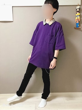 「台湾人」｜「アイテム（パンツ）」を使った、たかしさん（メンズ・172cm）の夏コーディネート