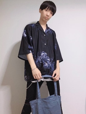「台湾人」｜「アイテム（バッグ）」を使った、たかしさん（メンズ・172cm）の夏コーディネート