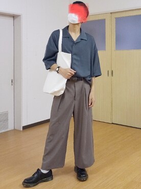 「CASPER JOHN」｜「アイテム（アナログ腕時計）」を使った、鈴木さん（メンズ・174cm）の春コーディネート