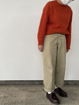 「パラブーツ」｜「アイテム（その他シューズ）」を使った、Paraboot_shop_staffさん（レディース・160cm）の春コーディネート