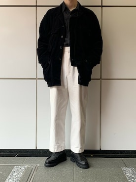 「Paraboot」｜「アイテム（ローファー）」を使った、Paraboot_shop_staffさん（メンズ・175cm）の春コーディネート