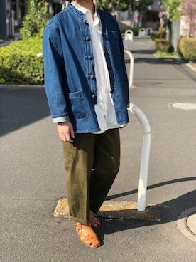 「Pacific」｜Paraboot_shop_staffさん（メンズ・175cm）の春コーディネート