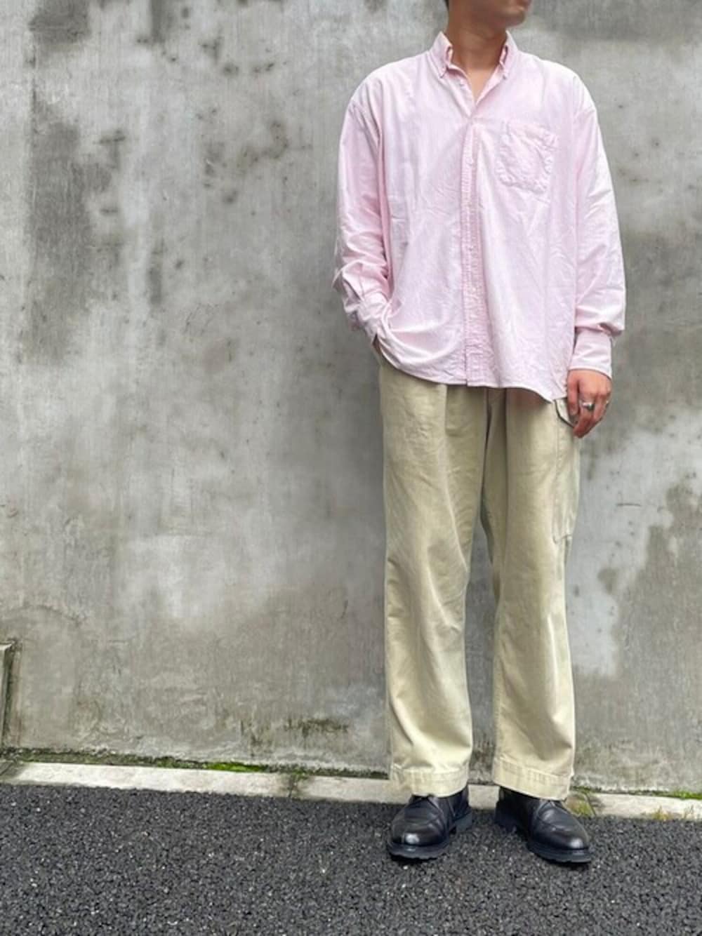 「パラブーツ、Paraboot、Avignon」｜「ParabootのAVIGNON / アヴィニョン（ドレスシューズ、ブラック系）」を使った、Paraboot_shop_staffさん（メンズ・178cm）の夏コーディネートの1枚目の写真
