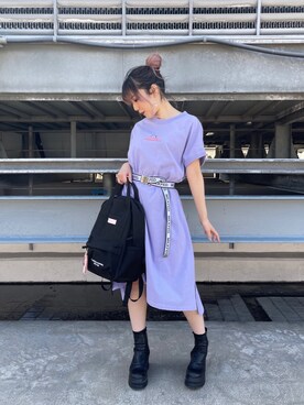 ﾄ ｻﾞﾄ ﾄ ﾓ子さん（レディース・157cm）の春コーディネート