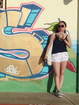 N岡さん（レディース・165cm）の夏コーディネート