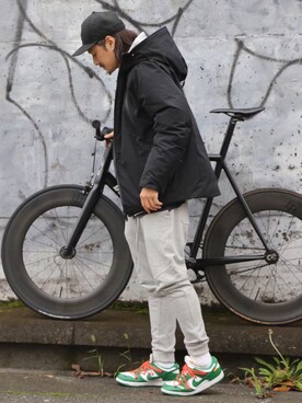 「RE:LORE（リロア）のアイテム（ダウンジャケット/コート）」を使った、RE:LORE™さん（メンズ・178cm）の秋コーディネート