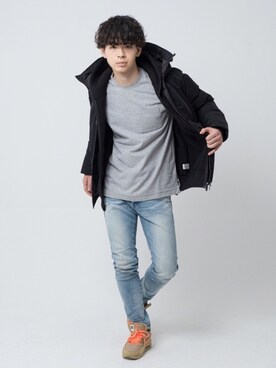 「RE:LORE（リロア）のアイテム（ダウンジャケット/コート）」を使った、RE:LORE™さん（メンズ・178cm）の秋コーディネート