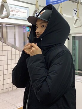 「RE:LORE（リロア）のアイテム（ダウンジャケット/コート）」を使った、RE:LORE™さん（メンズ・178cm）の冬コーディネート