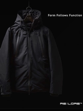 「RE:LORE（リロア）のアイテム（ダウンジャケット/コート）」を使った、RE:LORE™さん（メンズ・178cm）の冬コーディネート