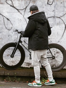 「RE:LORE（リロア）のアイテム（ダウンジャケット/コート）」を使った、RE:LORE™さん（メンズ・178cm）の冬コーディネート