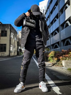 「RE:LORE（リロア）のアイテム（ダウンジャケット/コート）」を使った、RE:LORE™さん（メンズ・178cm）の冬コーディネート