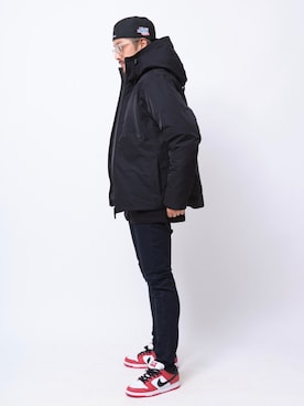 「RE:LORE（リロア）のアイテム（ダウンジャケット/コート）」を使った、RE:LORE™さん（メンズ・178cm）の春コーディネート