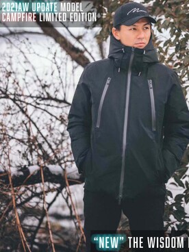 「RE:LORE（リロア）のアイテム（ダウンジャケット/コート）」を使った、RE:LORE™さん（メンズ・178cm）の春コーディネート