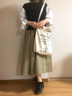 「SVEC（シュベック）のアイテム（その他シューズ）」を使った、もも⋆*さん（レディース・155cm）の春コーディネート