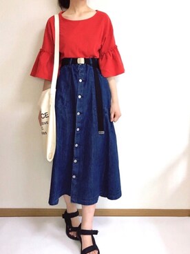 mocaさん(レディース・155cm)の夏コーディネート