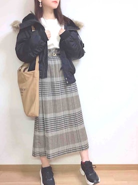 mocaさん（レディース・155cm）の冬コーディネート