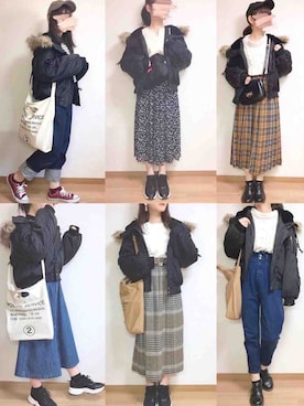 mocaさん（レディース・155cm）の冬コーディネート