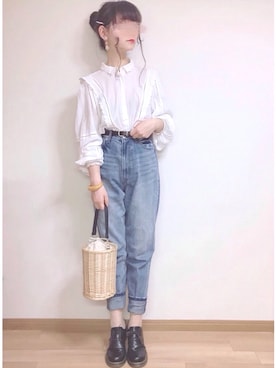 「アイテム（バングル/リストバンド）」を使った、もも⋆*さん（レディース・155cm・20代）の春コーディネート