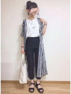 「アイテム（バングル/リストバンド）」を使った、もも⋆*さん（レディース・155cm・20代）の春コーディネート