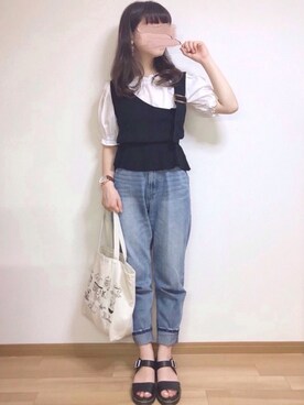 mocaさん（レディース・155cm）の夏コーディネート