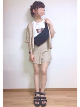 「ヴァニーユー」｜もも⋆*さん（レディース・155cm）の夏コーディネート