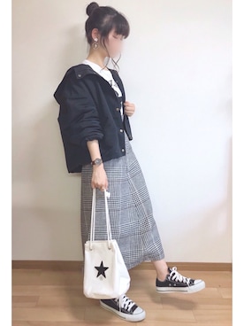 「アロムリリー」｜もも⋆*さん（レディース・155cm）の秋コーディネート