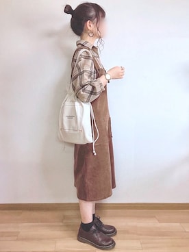 「ヴァニーユー」｜もも⋆*さん（レディース・155cm）の秋コーディネート