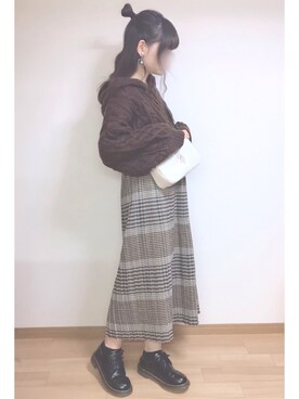 mocaさん（レディース・155cm）の冬コーディネート