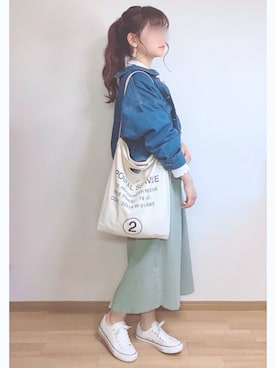 mocaさん（レディース・155cm）の春コーディネート