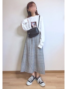 「Add+（アッド）のアイテム」を使った、mocaさん（レディース・155cm）の秋コーディネート