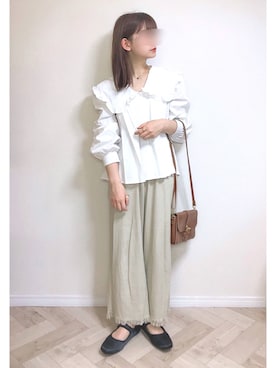 「アイテム（リング）」を使った、もも⋆*さん（レディース・155cm・20代）の春コーディネート
