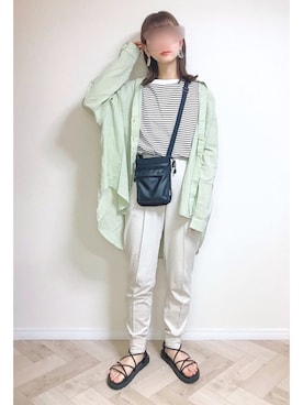 「OMNES Another Edition（オムネス アナザーエディション）のアイテム」を使った、もも⋆*さん（レディース・155cm）の春コーディネート