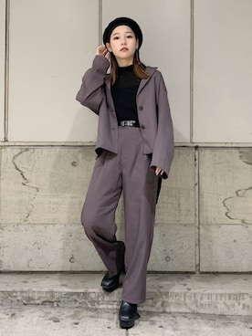 ハオさん（レディース・158cm）の秋コーディネート