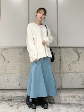 ハオさん(レディース・158cm)の冬コーディネート