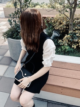 「CECIL McBEE（セシルマクビー）のアイテム（ワンピース/ドレス）」を使った、mayuさん（レディース・158cm）の秋コーディネート