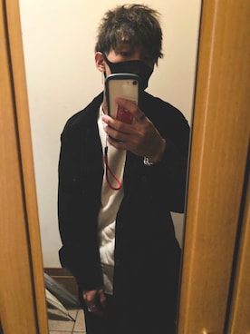 「VANS（バンズ）のアイテム（スウェット）」を使った、Kさん（メンズ・170cm）の秋コーディネート