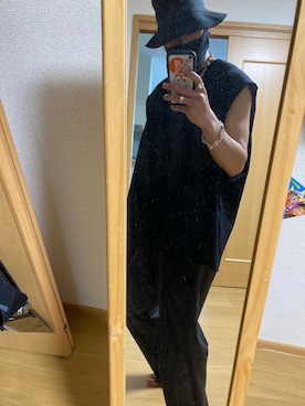 「MYne（マイン）のアイテム（アクセサリー）」を使った、Kさん（メンズ・170cm）の夏コーディネート