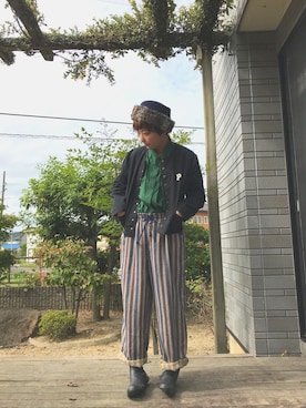 「燕尾シャツ」｜いたちき。さん（レディース・163cm）の秋コーディネート