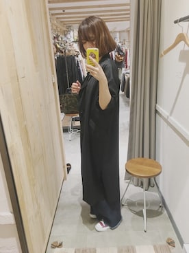 「EN ROUTE（アンルート）のアイテム（パンツ）」を使った、t☺︎m☺︎さん（レディース・168cm）の秋コーディネート