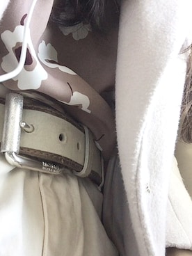 「MAJESTIC LEGON（マジェスティックレゴン）のアイテム（ピーコート）」を使った、bnさん（レディース・164cm）の冬コーディネート