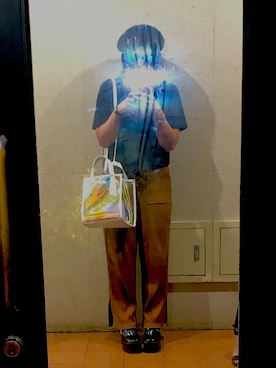 「RESEXXY（リゼクシー）のアイテム（トートバッグ）」を使った、さっちゃんさん（レディース・156cm）の冬コーディネート