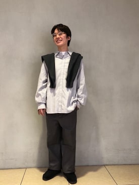 「ニット/セーター」｜11469nsさん（メンズ・158cm）の秋コーディネート