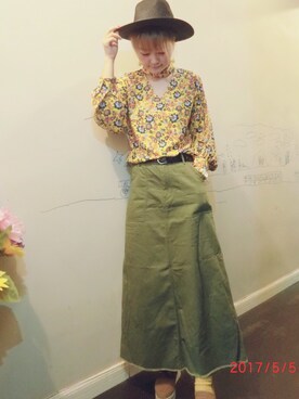 MoMoさん（レディース・164cm）の春コーディネート