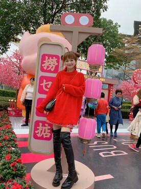 MoMoさん（レディース・164cm）の冬コーディネート